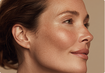 Lässt deine Haut glatter und elastischer wirken (RU21 Radiance Lift™ mit Peptid und Hyaluronsäurefragmenten).