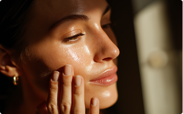 Wirkstoffgeladenes Toner-Serum durch RU21 Radience Lift.